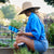 360FIVE Everyday Hat - Aloe Fedora Gardening Straw Wide Brim Sun Hat