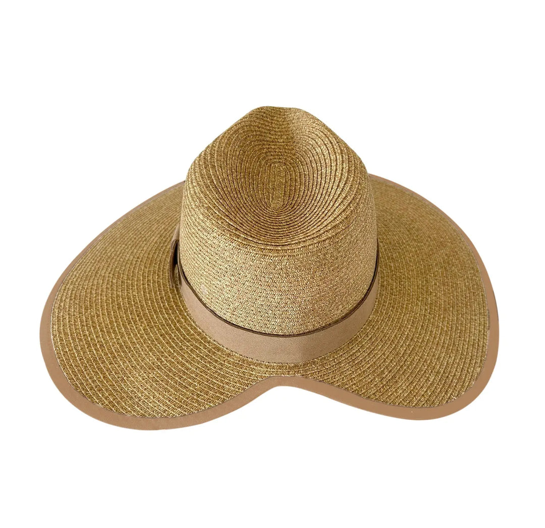 360FIVE Everyday Hat - Butterfly Design Paardenstaart Fedora Tuinieren Dameshoed met Brede Rand