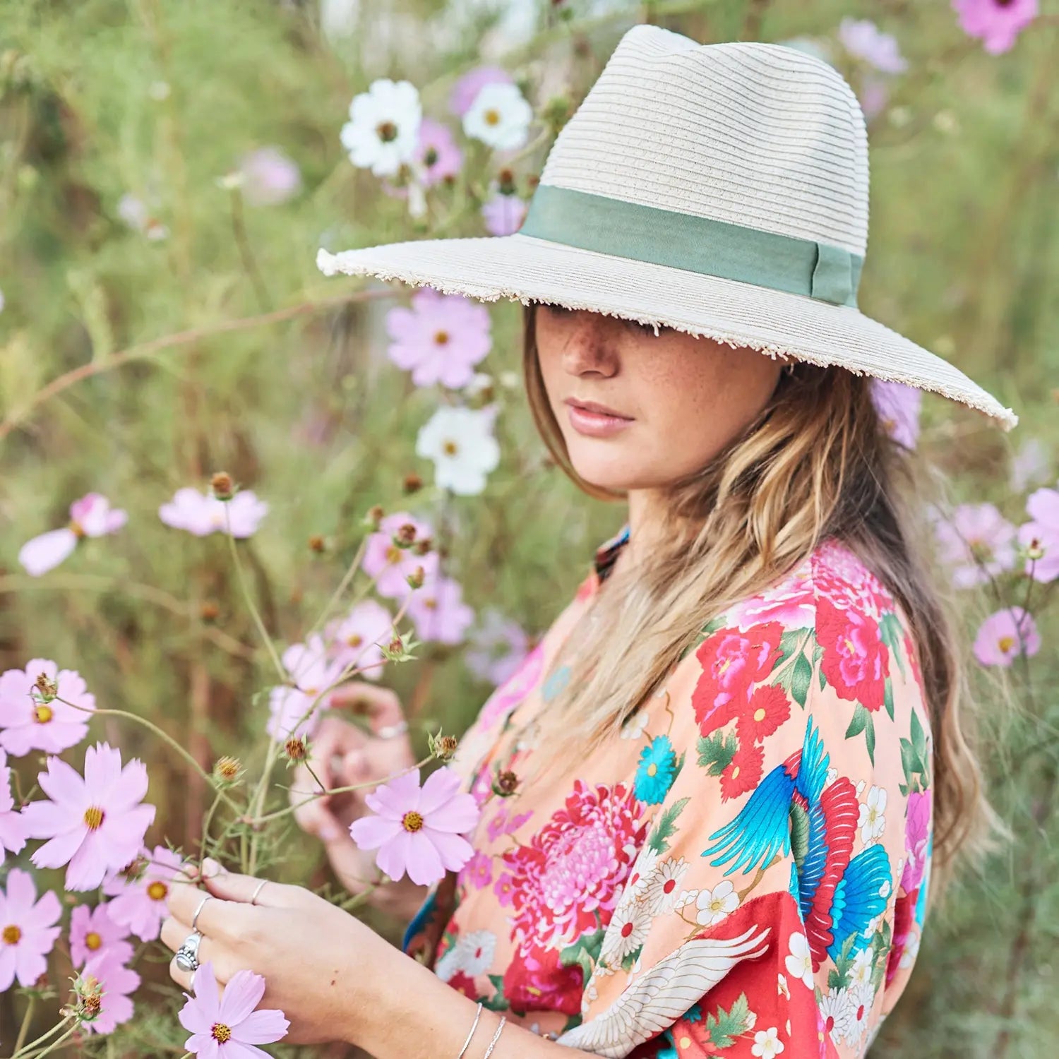 360FIVE Alltagshut – Olea Fedora Olive Damen-Garten-Sonnenhut