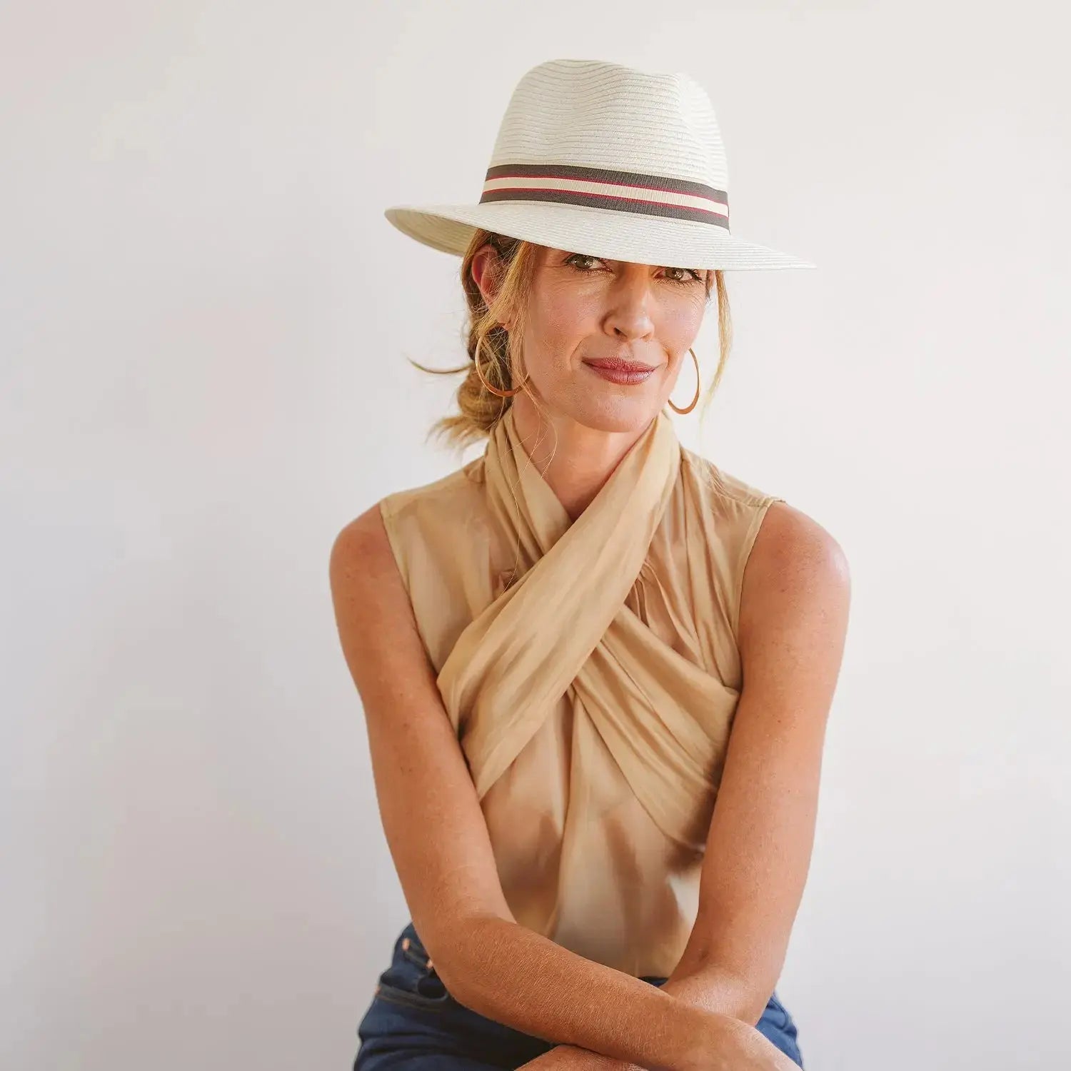 Stripe Fedora - SUNHATS EUROPE