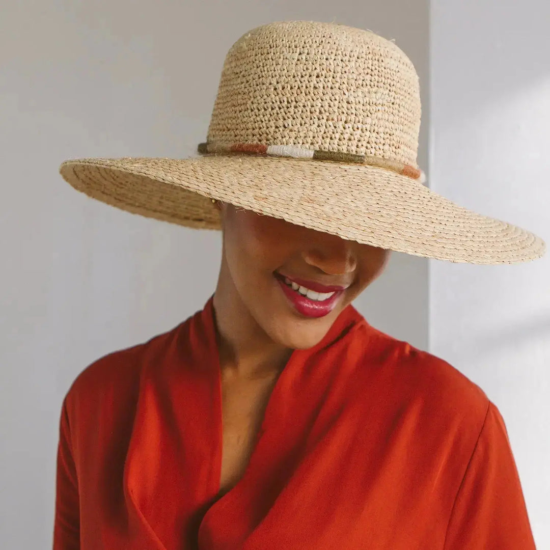 Mia Raffia Capeline Sonnenhut Natur
