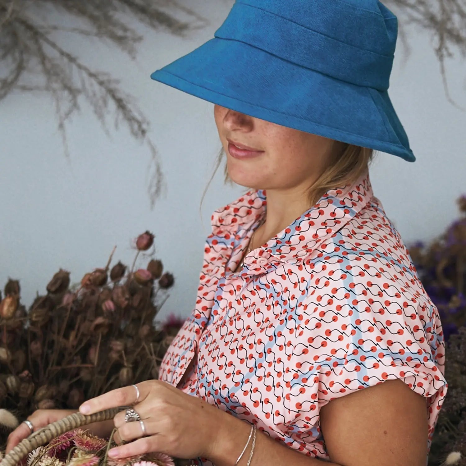 360FIVE Everyday Hat – Pilea Baumwoll-Eimer-Sonnenhut für die Gartenarbeit