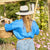 360FIVE Everyday Hat - Yucca Fedora Ivory Sun Hat for Gardening